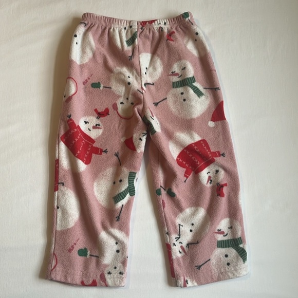 Carter’s Just One You Fleece Snowman Pajamas Size 2T - Picture 5 of 8